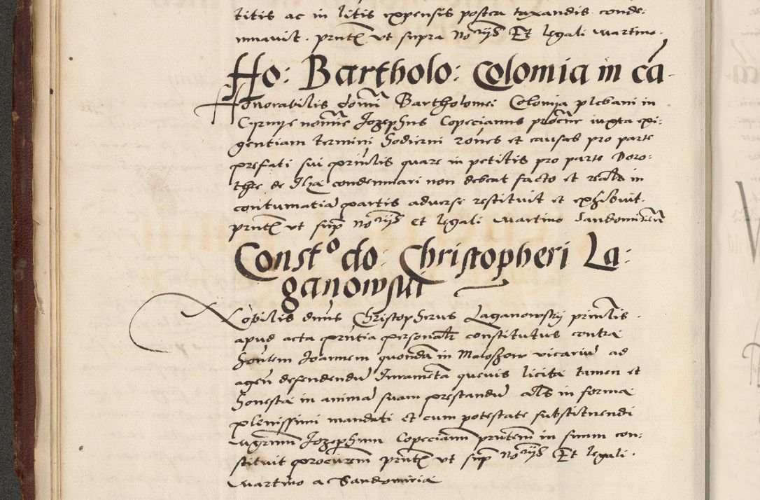 Zdjęcie nr 46 dla obiektu archiwalnego: Acta actorum causarum, sententiarum, obligationum et mandatorum coram reverendo patre et domini nostri domini Pauli divina providencia pape tertii, anno decimo quarto, a die et mense infrascriptis foeliciter continuantur. Annus coronancionis Pauli papae tercii a die tercia mensis Novembris inchoatur