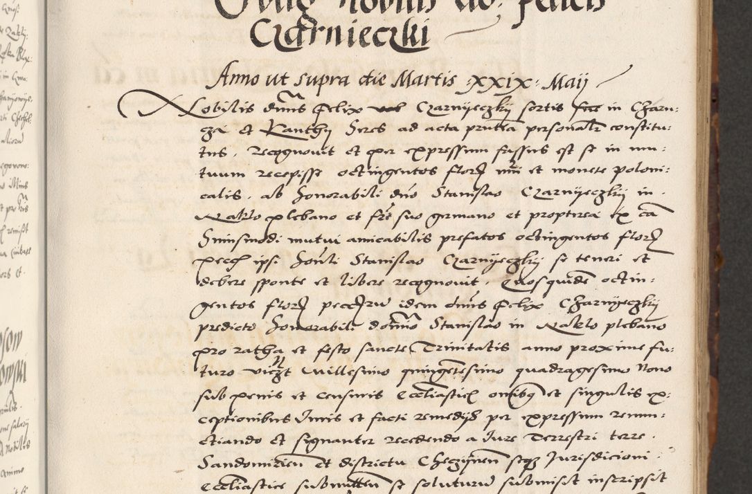 Zdjęcie nr 45 dla obiektu archiwalnego: Acta actorum causarum, sententiarum, obligationum et mandatorum coram reverendo patre et domini nostri domini Pauli divina providencia pape tertii, anno decimo quarto, a die et mense infrascriptis foeliciter continuantur. Annus coronancionis Pauli papae tercii a die tercia mensis Novembris inchoatur