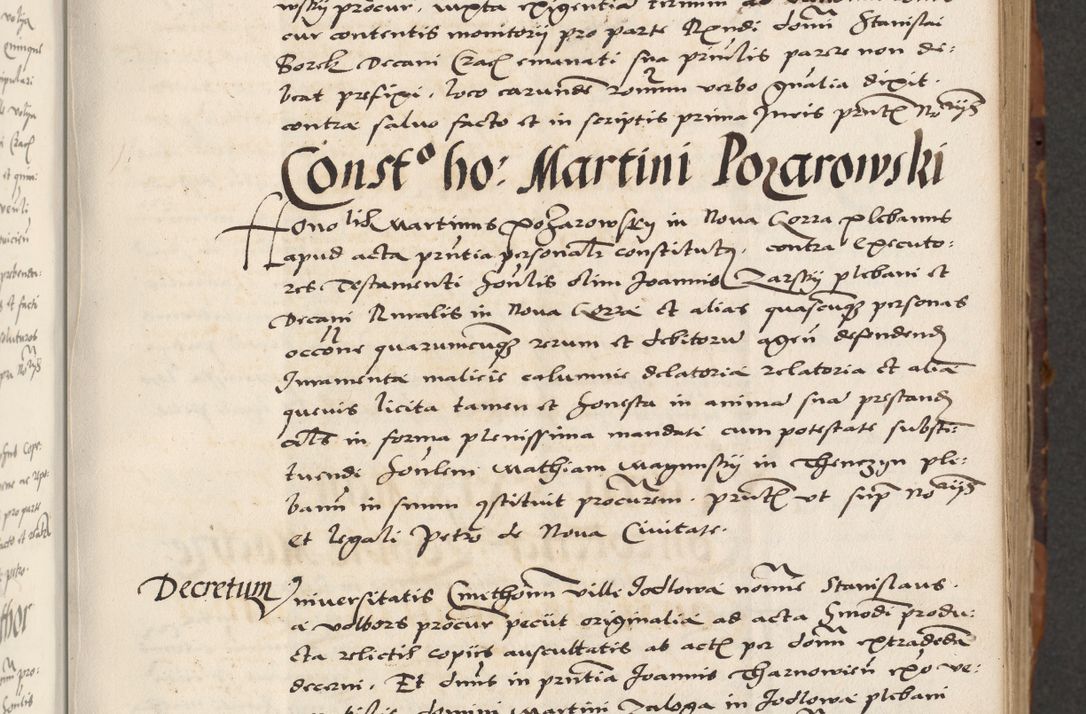 Zdjęcie nr 41 dla obiektu archiwalnego: Acta actorum causarum, sententiarum, obligationum et mandatorum coram reverendo patre et domini nostri domini Pauli divina providencia pape tertii, anno decimo quarto, a die et mense infrascriptis foeliciter continuantur. Annus coronancionis Pauli papae tercii a die tercia mensis Novembris inchoatur