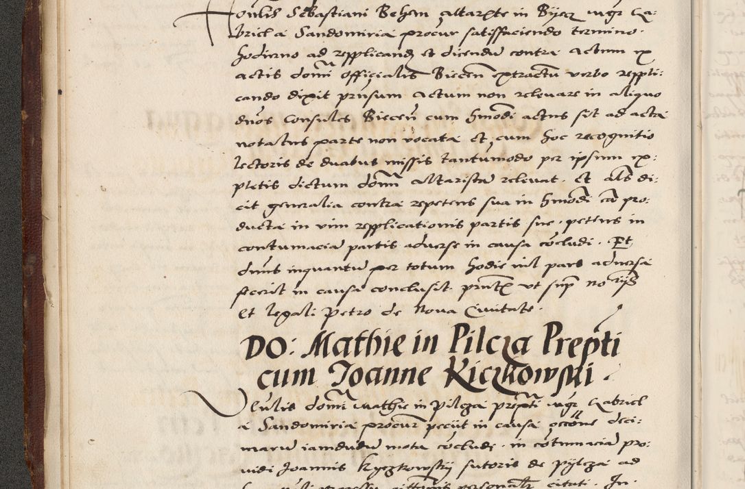 Zdjęcie nr 36 dla obiektu archiwalnego: Acta actorum causarum, sententiarum, obligationum et mandatorum coram reverendo patre et domini nostri domini Pauli divina providencia pape tertii, anno decimo quarto, a die et mense infrascriptis foeliciter continuantur. Annus coronancionis Pauli papae tercii a die tercia mensis Novembris inchoatur