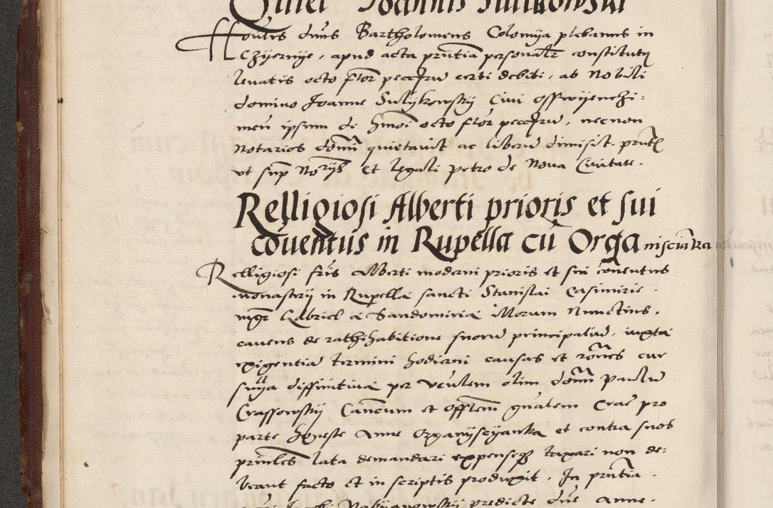 Zdjęcie nr 30 dla obiektu archiwalnego: Acta actorum causarum, sententiarum, obligationum et mandatorum coram reverendo patre et domini nostri domini Pauli divina providencia pape tertii, anno decimo quarto, a die et mense infrascriptis foeliciter continuantur. Annus coronancionis Pauli papae tercii a die tercia mensis Novembris inchoatur