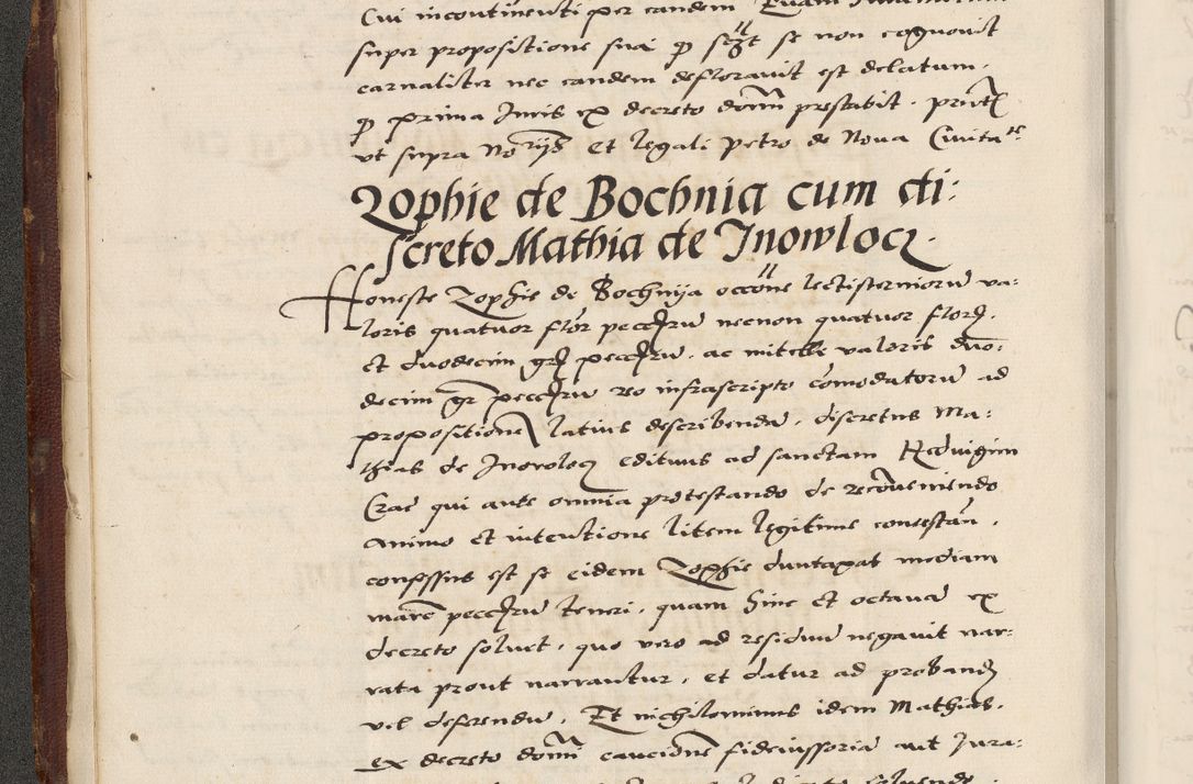 Zdjęcie nr 28 dla obiektu archiwalnego: Acta actorum causarum, sententiarum, obligationum et mandatorum coram reverendo patre et domini nostri domini Pauli divina providencia pape tertii, anno decimo quarto, a die et mense infrascriptis foeliciter continuantur. Annus coronancionis Pauli papae tercii a die tercia mensis Novembris inchoatur