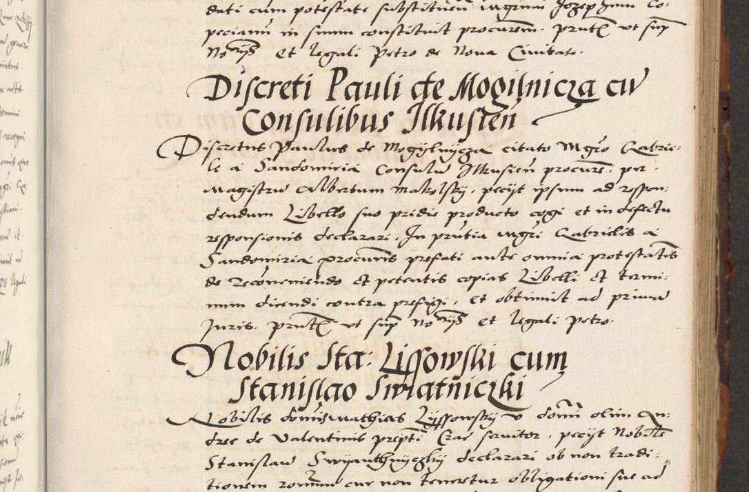 Zdjęcie nr 27 dla obiektu archiwalnego: Acta actorum causarum, sententiarum, obligationum et mandatorum coram reverendo patre et domini nostri domini Pauli divina providencia pape tertii, anno decimo quarto, a die et mense infrascriptis foeliciter continuantur. Annus coronancionis Pauli papae tercii a die tercia mensis Novembris inchoatur