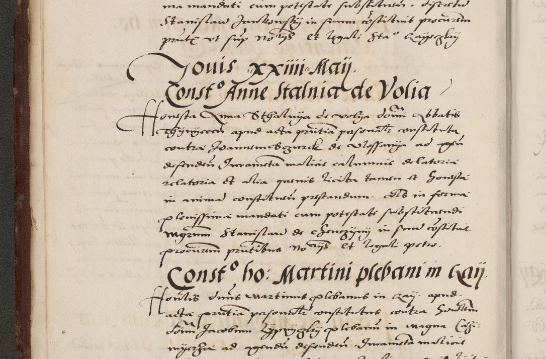 Zdjęcie nr 22 dla obiektu archiwalnego: Acta actorum causarum, sententiarum, obligationum et mandatorum coram reverendo patre et domini nostri domini Pauli divina providencia pape tertii, anno decimo quarto, a die et mense infrascriptis foeliciter continuantur. Annus coronancionis Pauli papae tercii a die tercia mensis Novembris inchoatur