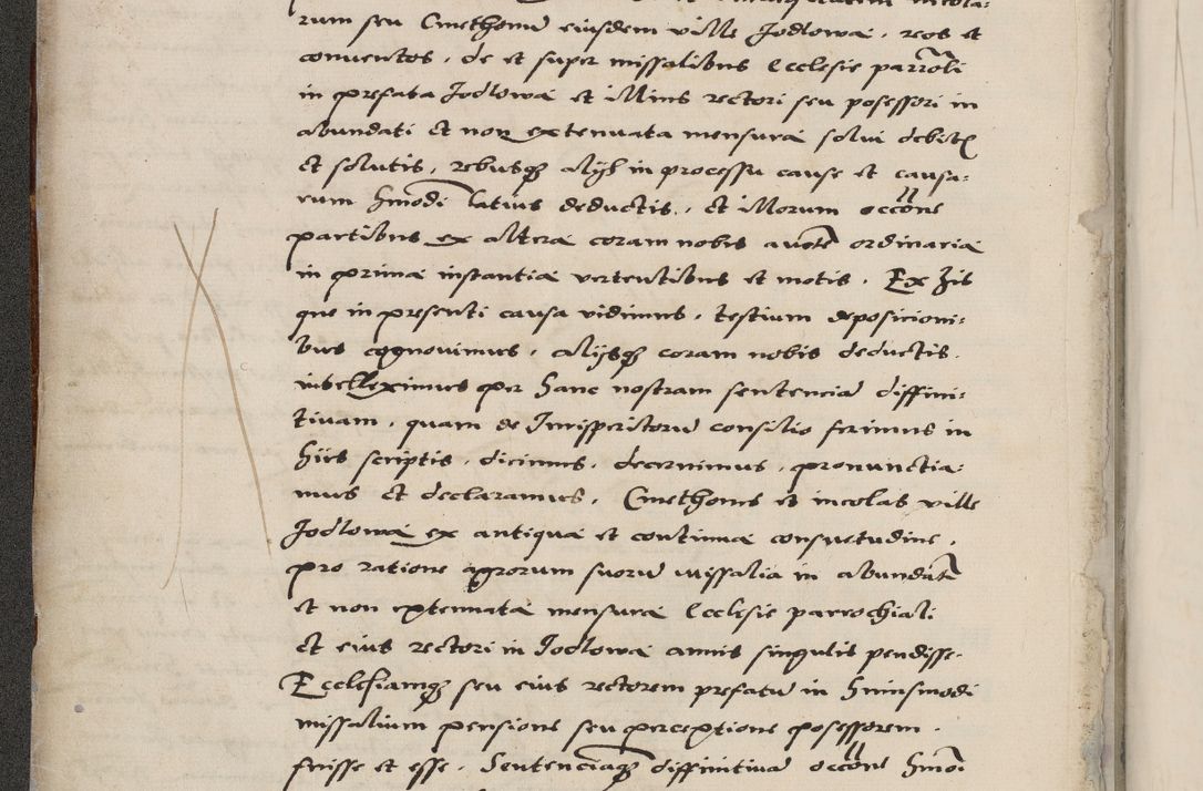 Zdjęcie nr 14 dla obiektu archiwalnego: Acta actorum causarum, sententiarum, obligationum et mandatorum coram reverendo patre et domini nostri domini Pauli divina providencia pape tertii, anno decimo quarto, a die et mense infrascriptis foeliciter continuantur. Annus coronancionis Pauli papae tercii a die tercia mensis Novembris inchoatur