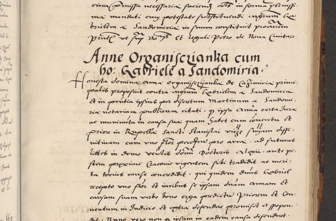 Zdjęcie nr 17 dla obiektu archiwalnego: Acta actorum causarum, sententiarum, obligationum et mandatorum coram reverendo patre et domini nostri domini Pauli divina providencia pape tertii, anno decimo quarto, a die et mense infrascriptis foeliciter continuantur. Annus coronancionis Pauli papae tercii a die tercia mensis Novembris inchoatur