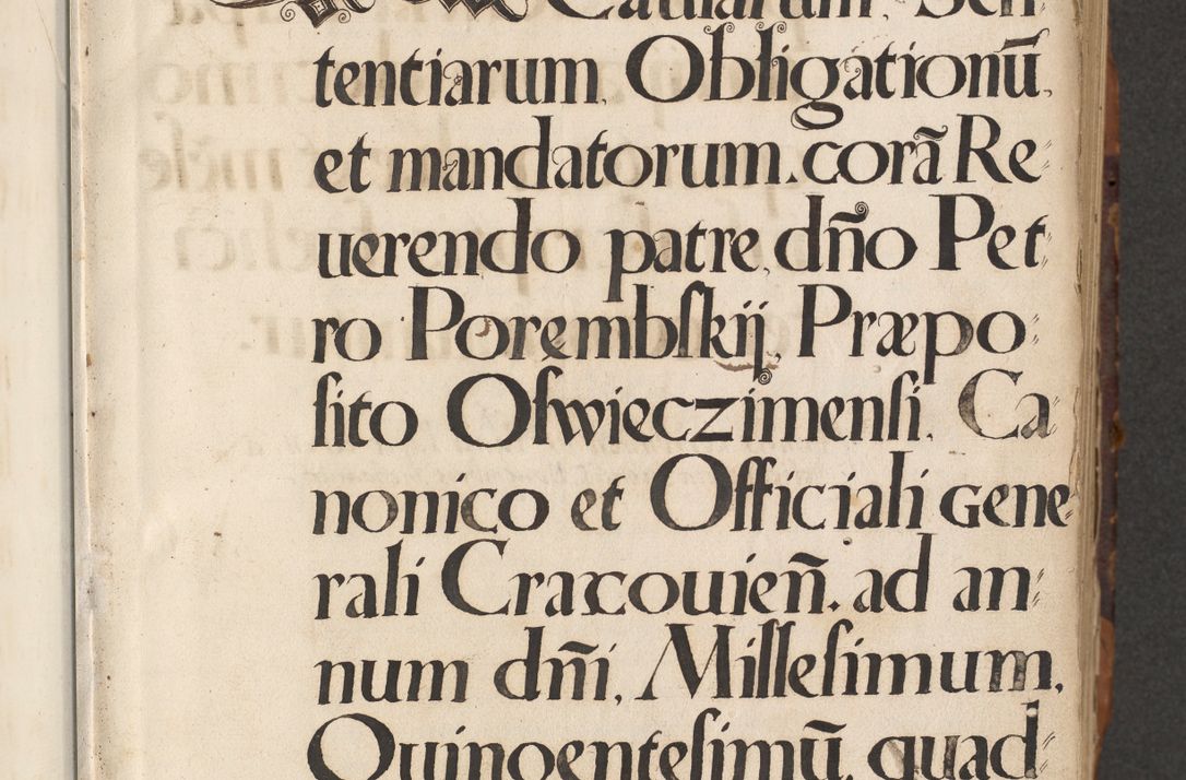 Zdjęcie nr 7 dla obiektu archiwalnego: Acta actorum causarum, sententiarum, obligationum et mandatorum coram reverendo patre et domini nostri domini Pauli divina providencia pape tertii, anno decimo quarto, a die et mense infrascriptis foeliciter continuantur. Annus coronancionis Pauli papae tercii a die tercia mensis Novembris inchoatur