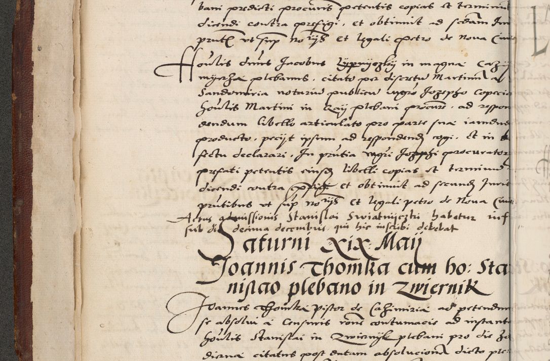 Zdjęcie nr 10 dla obiektu archiwalnego: Acta actorum causarum, sententiarum, obligationum et mandatorum coram reverendo patre et domini nostri domini Pauli divina providencia pape tertii, anno decimo quarto, a die et mense infrascriptis foeliciter continuantur. Annus coronancionis Pauli papae tercii a die tercia mensis Novembris inchoatur