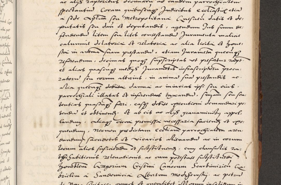 Zdjęcie nr 205 dla obiektu archiwalnego: Acta actorum causarum, sententiarum, obligationum et mandatorum coram reverendo patre et domini nostri domini Pauli divina providencia pape tertii, anno decimo quarto, a die et mense infrascriptis foeliciter continuantur. Annus coronancionis Pauli papae tercii a die tercia mensis Novembris inchoatur