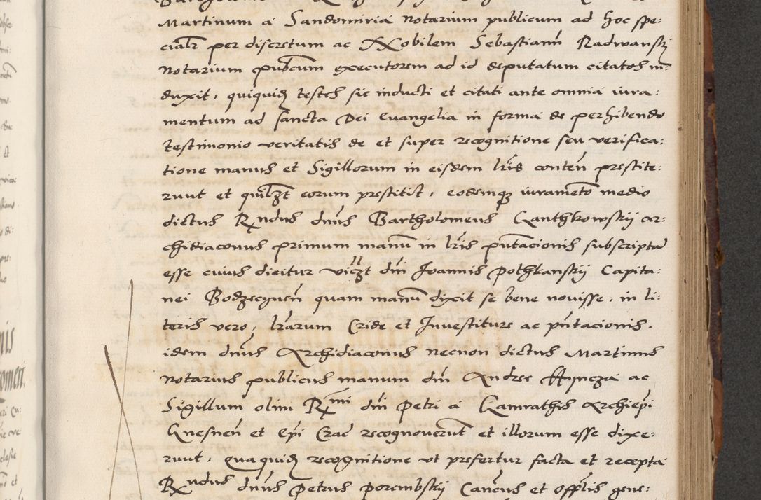 Zdjęcie nr 403 dla obiektu archiwalnego: Acta actorum causarum, sententiarum, obligationum et mandatorum coram reverendo patre et domini nostri domini Pauli divina providencia pape tertii, anno decimo quarto, a die et mense infrascriptis foeliciter continuantur. Annus coronancionis Pauli papae tercii a die tercia mensis Novembris inchoatur