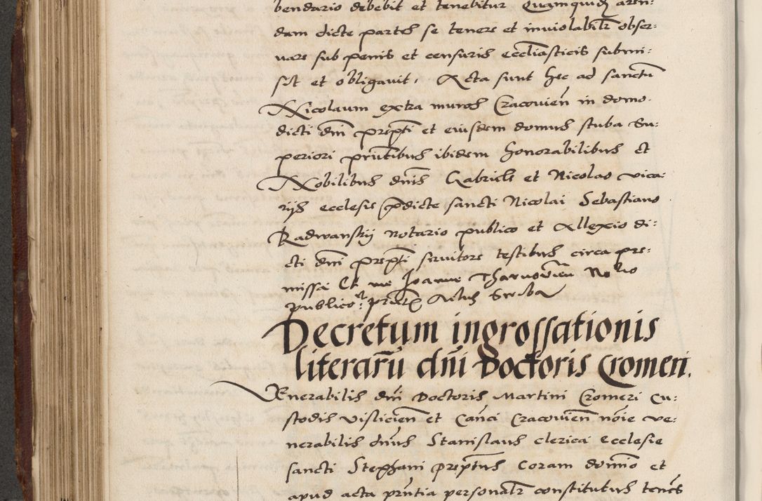 Zdjęcie nr 402 dla obiektu archiwalnego: Acta actorum causarum, sententiarum, obligationum et mandatorum coram reverendo patre et domini nostri domini Pauli divina providencia pape tertii, anno decimo quarto, a die et mense infrascriptis foeliciter continuantur. Annus coronancionis Pauli papae tercii a die tercia mensis Novembris inchoatur