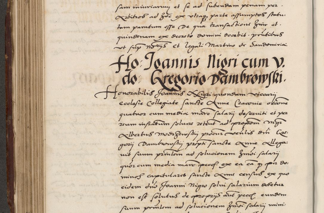 Zdjęcie nr 398 dla obiektu archiwalnego: Acta actorum causarum, sententiarum, obligationum et mandatorum coram reverendo patre et domini nostri domini Pauli divina providencia pape tertii, anno decimo quarto, a die et mense infrascriptis foeliciter continuantur. Annus coronancionis Pauli papae tercii a die tercia mensis Novembris inchoatur