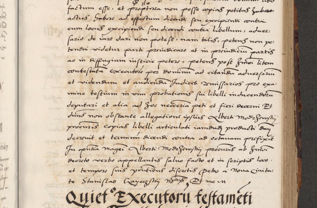 Zdjęcie nr 393 dla obiektu archiwalnego: Acta actorum causarum, sententiarum, obligationum et mandatorum coram reverendo patre et domini nostri domini Pauli divina providencia pape tertii, anno decimo quarto, a die et mense infrascriptis foeliciter continuantur. Annus coronancionis Pauli papae tercii a die tercia mensis Novembris inchoatur
