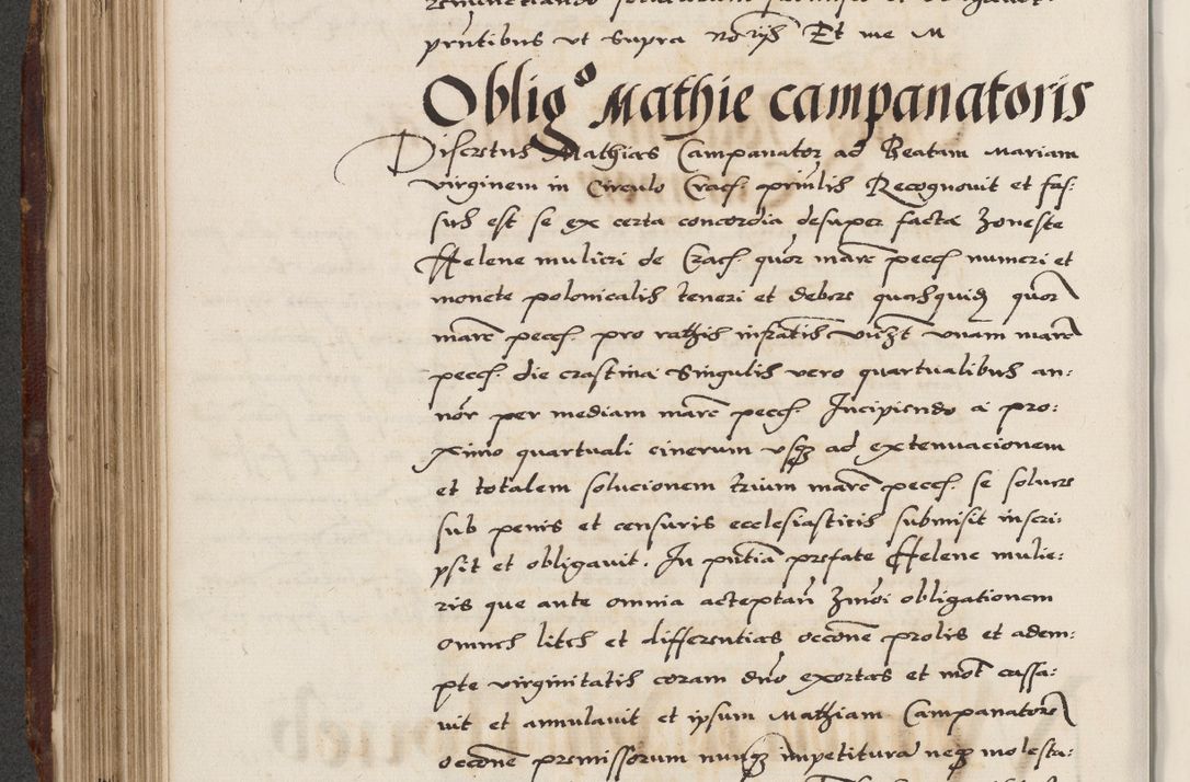 Zdjęcie nr 378 dla obiektu archiwalnego: Acta actorum causarum, sententiarum, obligationum et mandatorum coram reverendo patre et domini nostri domini Pauli divina providencia pape tertii, anno decimo quarto, a die et mense infrascriptis foeliciter continuantur. Annus coronancionis Pauli papae tercii a die tercia mensis Novembris inchoatur