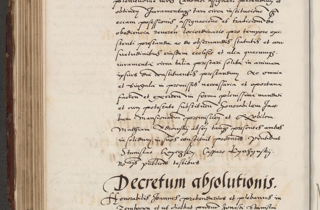 Zdjęcie nr 376 dla obiektu archiwalnego: Acta actorum causarum, sententiarum, obligationum et mandatorum coram reverendo patre et domini nostri domini Pauli divina providencia pape tertii, anno decimo quarto, a die et mense infrascriptis foeliciter continuantur. Annus coronancionis Pauli papae tercii a die tercia mensis Novembris inchoatur