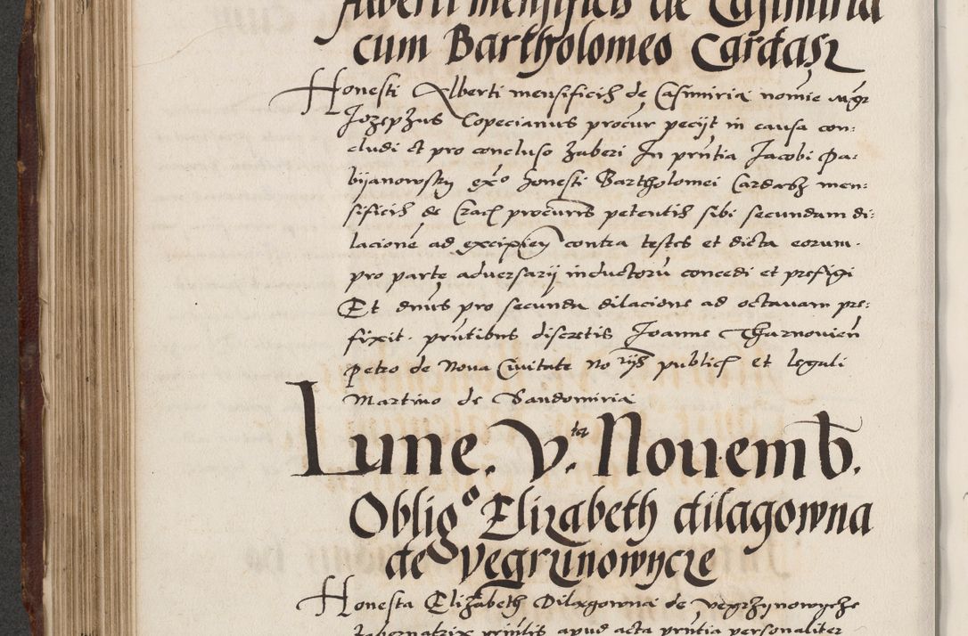 Zdjęcie nr 374 dla obiektu archiwalnego: Acta actorum causarum, sententiarum, obligationum et mandatorum coram reverendo patre et domini nostri domini Pauli divina providencia pape tertii, anno decimo quarto, a die et mense infrascriptis foeliciter continuantur. Annus coronancionis Pauli papae tercii a die tercia mensis Novembris inchoatur
