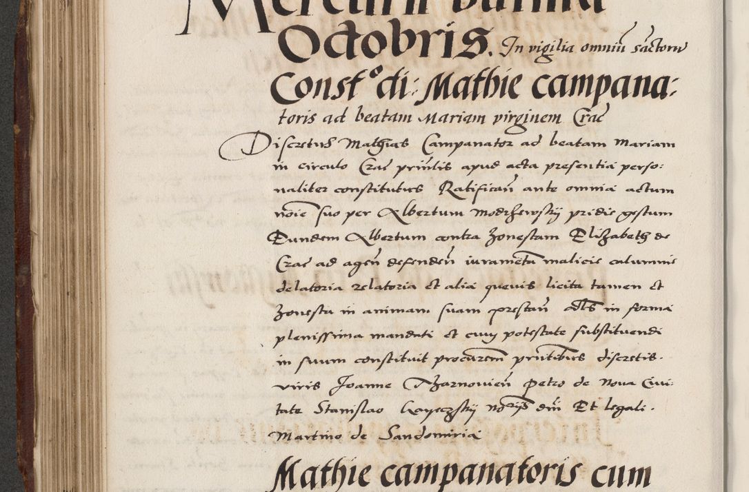 Zdjęcie nr 372 dla obiektu archiwalnego: Acta actorum causarum, sententiarum, obligationum et mandatorum coram reverendo patre et domini nostri domini Pauli divina providencia pape tertii, anno decimo quarto, a die et mense infrascriptis foeliciter continuantur. Annus coronancionis Pauli papae tercii a die tercia mensis Novembris inchoatur