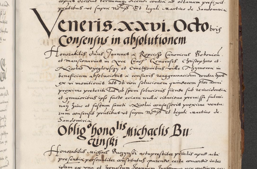 Zdjęcie nr 367 dla obiektu archiwalnego: Acta actorum causarum, sententiarum, obligationum et mandatorum coram reverendo patre et domini nostri domini Pauli divina providencia pape tertii, anno decimo quarto, a die et mense infrascriptis foeliciter continuantur. Annus coronancionis Pauli papae tercii a die tercia mensis Novembris inchoatur