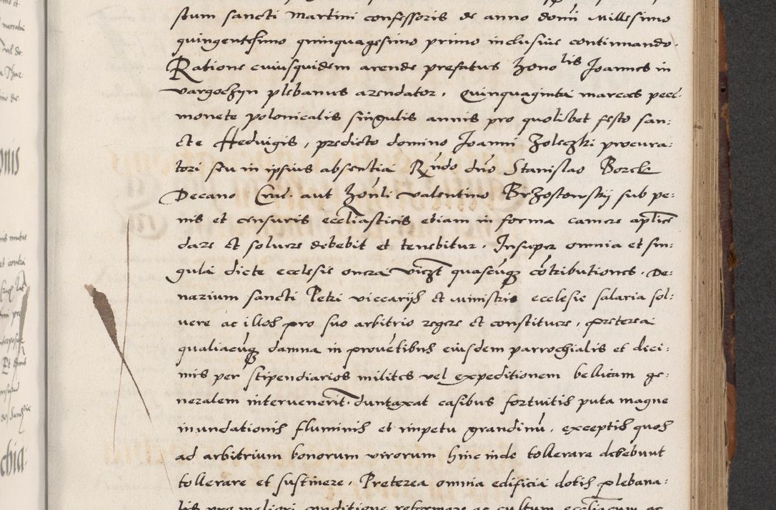Zdjęcie nr 365 dla obiektu archiwalnego: Acta actorum causarum, sententiarum, obligationum et mandatorum coram reverendo patre et domini nostri domini Pauli divina providencia pape tertii, anno decimo quarto, a die et mense infrascriptis foeliciter continuantur. Annus coronancionis Pauli papae tercii a die tercia mensis Novembris inchoatur