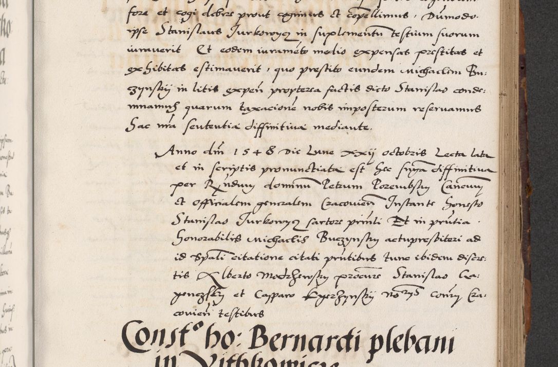 Zdjęcie nr 361 dla obiektu archiwalnego: Acta actorum causarum, sententiarum, obligationum et mandatorum coram reverendo patre et domini nostri domini Pauli divina providencia pape tertii, anno decimo quarto, a die et mense infrascriptis foeliciter continuantur. Annus coronancionis Pauli papae tercii a die tercia mensis Novembris inchoatur