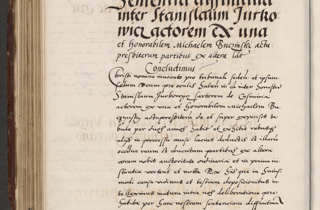 Zdjęcie nr 360 dla obiektu archiwalnego: Acta actorum causarum, sententiarum, obligationum et mandatorum coram reverendo patre et domini nostri domini Pauli divina providencia pape tertii, anno decimo quarto, a die et mense infrascriptis foeliciter continuantur. Annus coronancionis Pauli papae tercii a die tercia mensis Novembris inchoatur