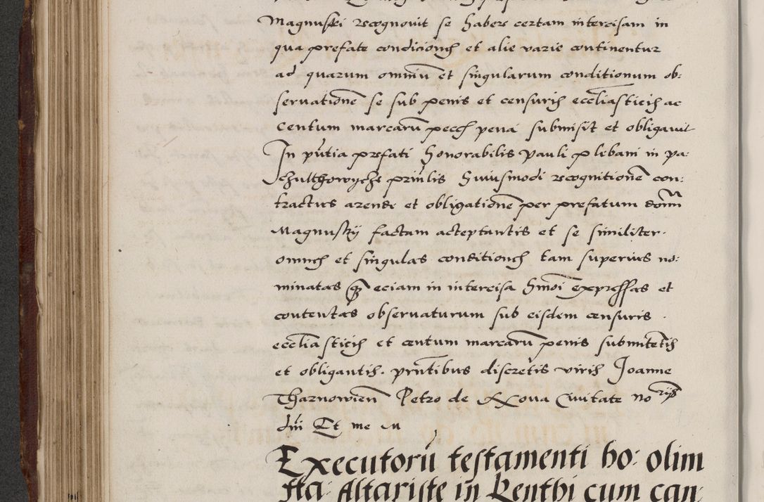 Zdjęcie nr 354 dla obiektu archiwalnego: Acta actorum causarum, sententiarum, obligationum et mandatorum coram reverendo patre et domini nostri domini Pauli divina providencia pape tertii, anno decimo quarto, a die et mense infrascriptis foeliciter continuantur. Annus coronancionis Pauli papae tercii a die tercia mensis Novembris inchoatur
