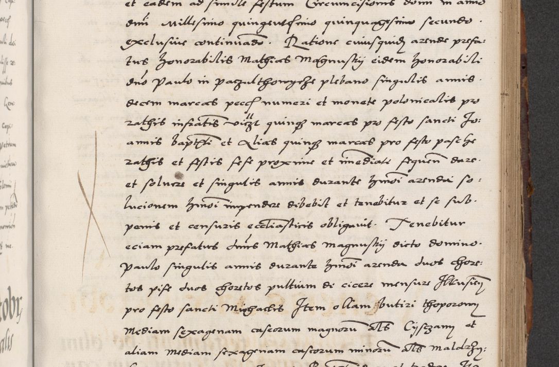Zdjęcie nr 353 dla obiektu archiwalnego: Acta actorum causarum, sententiarum, obligationum et mandatorum coram reverendo patre et domini nostri domini Pauli divina providencia pape tertii, anno decimo quarto, a die et mense infrascriptis foeliciter continuantur. Annus coronancionis Pauli papae tercii a die tercia mensis Novembris inchoatur