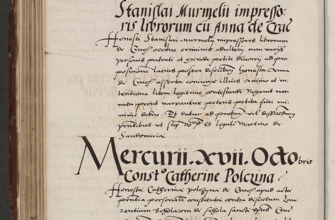Zdjęcie nr 348 dla obiektu archiwalnego: Acta actorum causarum, sententiarum, obligationum et mandatorum coram reverendo patre et domini nostri domini Pauli divina providencia pape tertii, anno decimo quarto, a die et mense infrascriptis foeliciter continuantur. Annus coronancionis Pauli papae tercii a die tercia mensis Novembris inchoatur