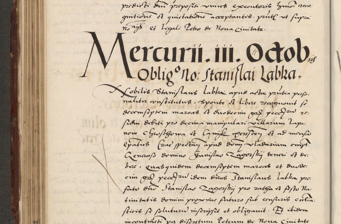 Zdjęcie nr 322 dla obiektu archiwalnego: Acta actorum causarum, sententiarum, obligationum et mandatorum coram reverendo patre et domini nostri domini Pauli divina providencia pape tertii, anno decimo quarto, a die et mense infrascriptis foeliciter continuantur. Annus coronancionis Pauli papae tercii a die tercia mensis Novembris inchoatur