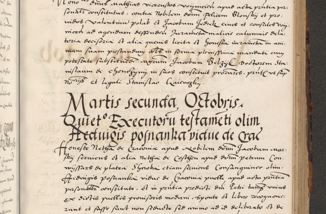 Zdjęcie nr 321 dla obiektu archiwalnego: Acta actorum causarum, sententiarum, obligationum et mandatorum coram reverendo patre et domini nostri domini Pauli divina providencia pape tertii, anno decimo quarto, a die et mense infrascriptis foeliciter continuantur. Annus coronancionis Pauli papae tercii a die tercia mensis Novembris inchoatur