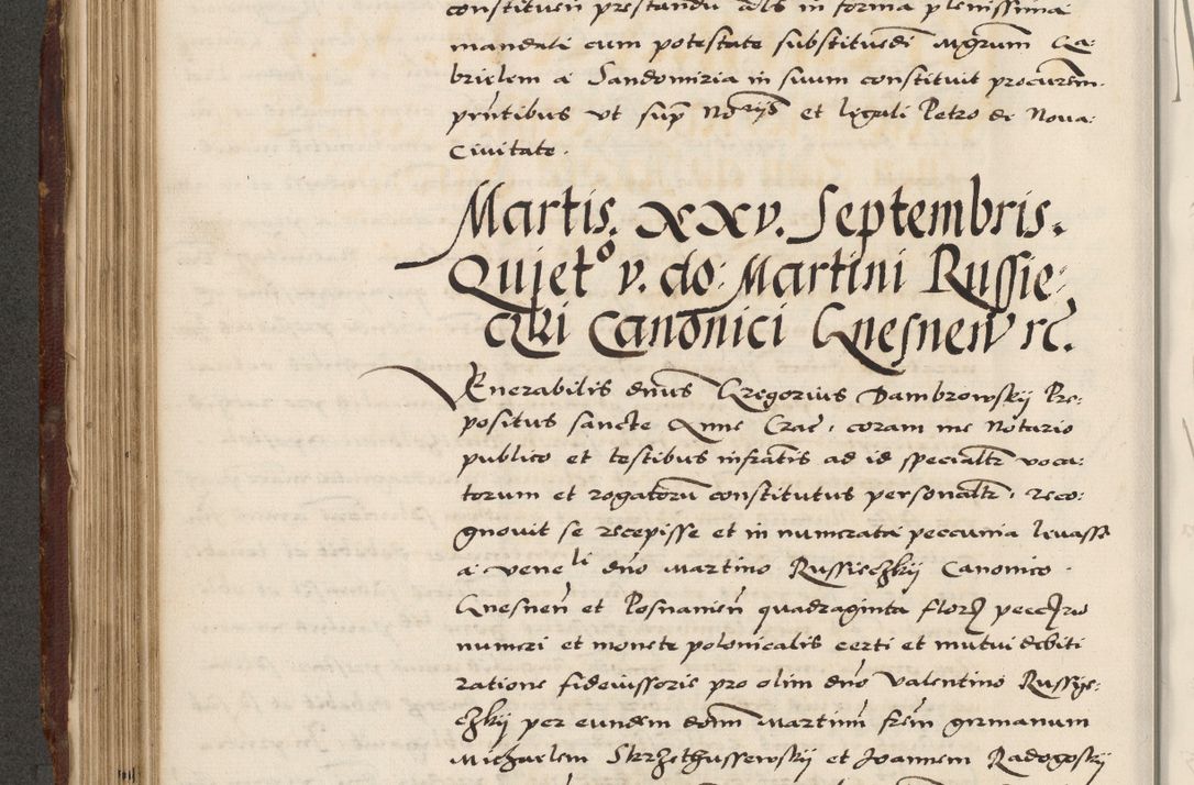 Zdjęcie nr 314 dla obiektu archiwalnego: Acta actorum causarum, sententiarum, obligationum et mandatorum coram reverendo patre et domini nostri domini Pauli divina providencia pape tertii, anno decimo quarto, a die et mense infrascriptis foeliciter continuantur. Annus coronancionis Pauli papae tercii a die tercia mensis Novembris inchoatur