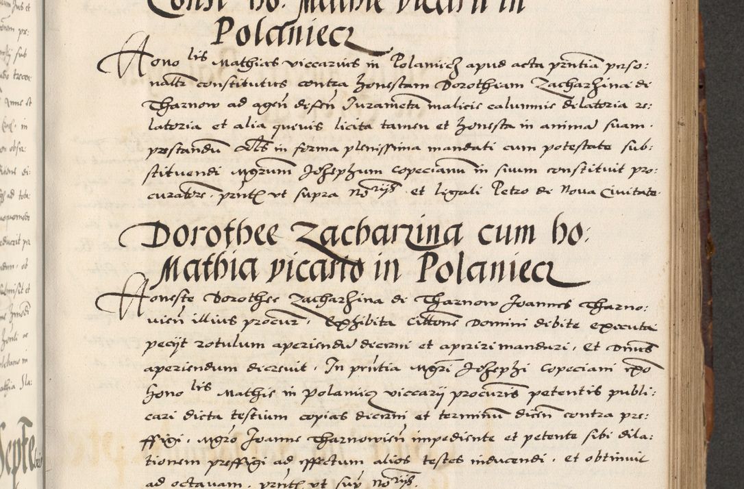 Zdjęcie nr 311 dla obiektu archiwalnego: Acta actorum causarum, sententiarum, obligationum et mandatorum coram reverendo patre et domini nostri domini Pauli divina providencia pape tertii, anno decimo quarto, a die et mense infrascriptis foeliciter continuantur. Annus coronancionis Pauli papae tercii a die tercia mensis Novembris inchoatur