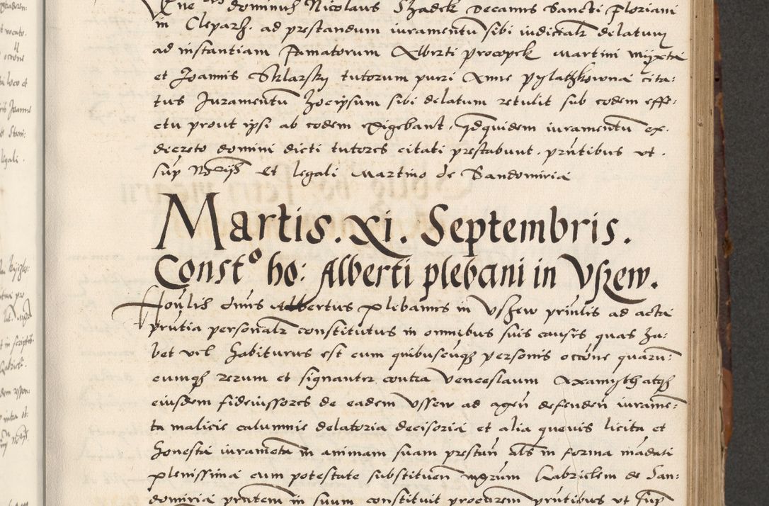 Zdjęcie nr 293 dla obiektu archiwalnego: Acta actorum causarum, sententiarum, obligationum et mandatorum coram reverendo patre et domini nostri domini Pauli divina providencia pape tertii, anno decimo quarto, a die et mense infrascriptis foeliciter continuantur. Annus coronancionis Pauli papae tercii a die tercia mensis Novembris inchoatur