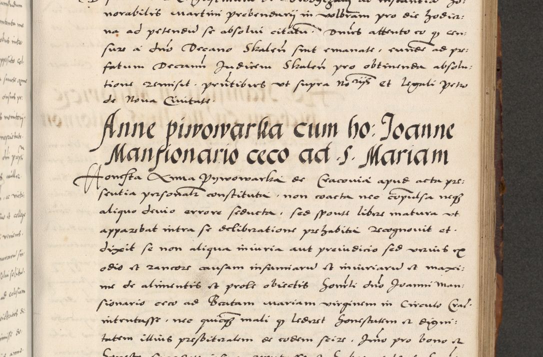 Zdjęcie nr 289 dla obiektu archiwalnego: Acta actorum causarum, sententiarum, obligationum et mandatorum coram reverendo patre et domini nostri domini Pauli divina providencia pape tertii, anno decimo quarto, a die et mense infrascriptis foeliciter continuantur. Annus coronancionis Pauli papae tercii a die tercia mensis Novembris inchoatur