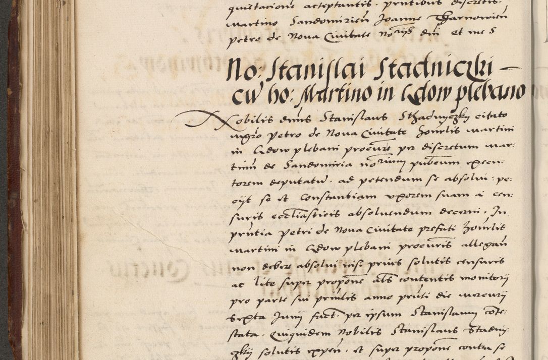 Zdjęcie nr 286 dla obiektu archiwalnego: Acta actorum causarum, sententiarum, obligationum et mandatorum coram reverendo patre et domini nostri domini Pauli divina providencia pape tertii, anno decimo quarto, a die et mense infrascriptis foeliciter continuantur. Annus coronancionis Pauli papae tercii a die tercia mensis Novembris inchoatur