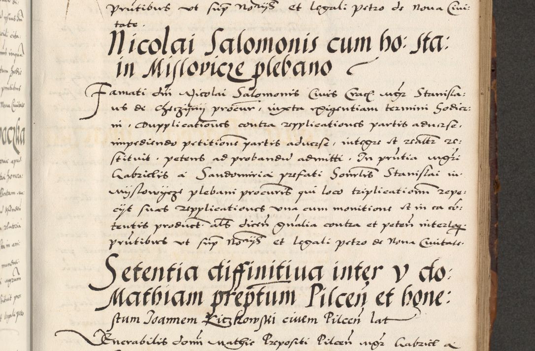 Zdjęcie nr 281 dla obiektu archiwalnego: Acta actorum causarum, sententiarum, obligationum et mandatorum coram reverendo patre et domini nostri domini Pauli divina providencia pape tertii, anno decimo quarto, a die et mense infrascriptis foeliciter continuantur. Annus coronancionis Pauli papae tercii a die tercia mensis Novembris inchoatur