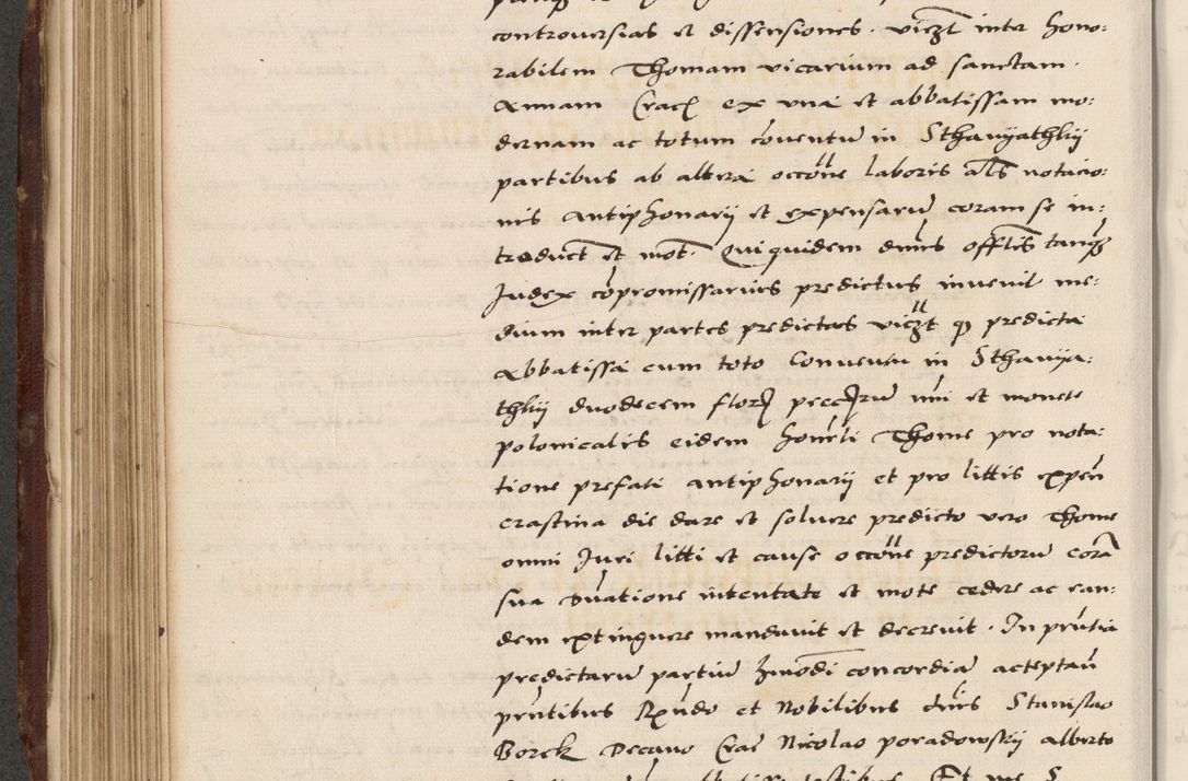 Zdjęcie nr 284 dla obiektu archiwalnego: Acta actorum causarum, sententiarum, obligationum et mandatorum coram reverendo patre et domini nostri domini Pauli divina providencia pape tertii, anno decimo quarto, a die et mense infrascriptis foeliciter continuantur. Annus coronancionis Pauli papae tercii a die tercia mensis Novembris inchoatur