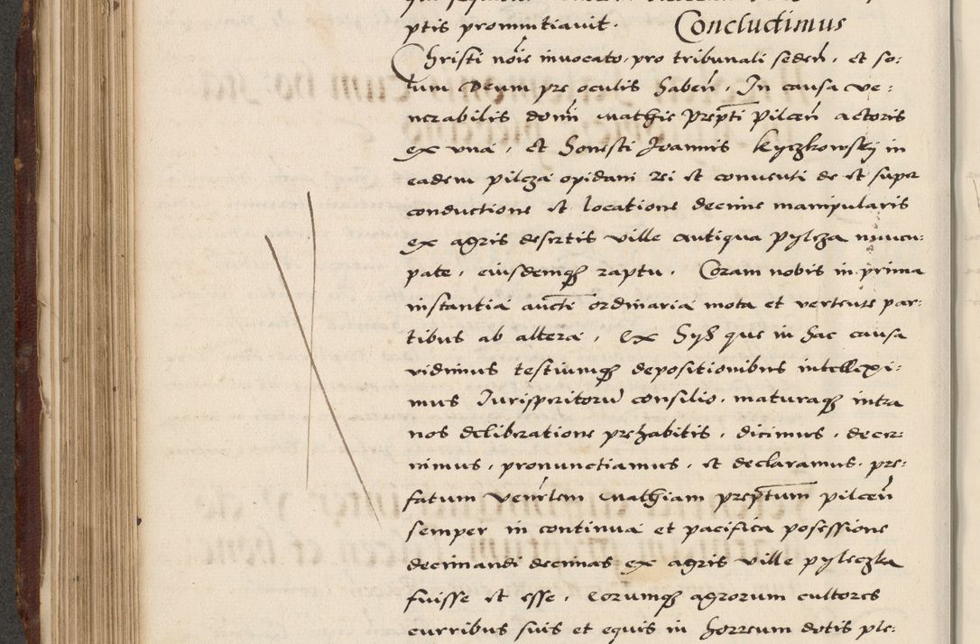 Zdjęcie nr 282 dla obiektu archiwalnego: Acta actorum causarum, sententiarum, obligationum et mandatorum coram reverendo patre et domini nostri domini Pauli divina providencia pape tertii, anno decimo quarto, a die et mense infrascriptis foeliciter continuantur. Annus coronancionis Pauli papae tercii a die tercia mensis Novembris inchoatur