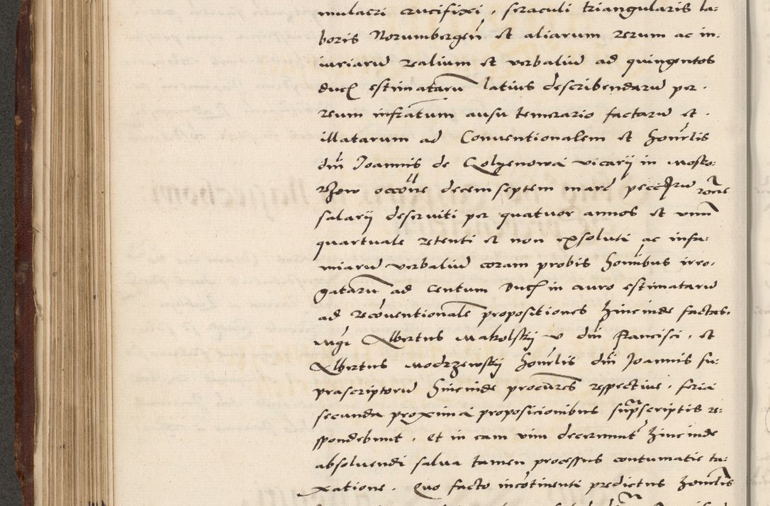 Zdjęcie nr 266 dla obiektu archiwalnego: Acta actorum causarum, sententiarum, obligationum et mandatorum coram reverendo patre et domini nostri domini Pauli divina providencia pape tertii, anno decimo quarto, a die et mense infrascriptis foeliciter continuantur. Annus coronancionis Pauli papae tercii a die tercia mensis Novembris inchoatur