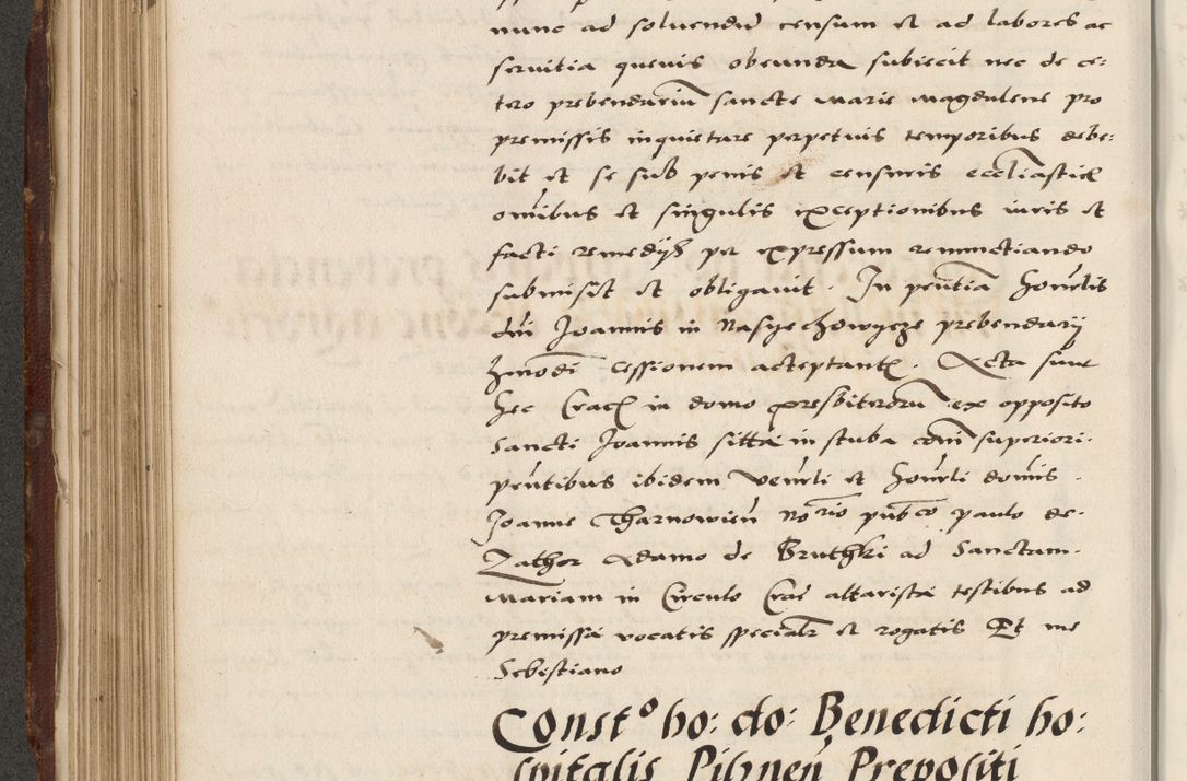 Zdjęcie nr 264 dla obiektu archiwalnego: Acta actorum causarum, sententiarum, obligationum et mandatorum coram reverendo patre et domini nostri domini Pauli divina providencia pape tertii, anno decimo quarto, a die et mense infrascriptis foeliciter continuantur. Annus coronancionis Pauli papae tercii a die tercia mensis Novembris inchoatur