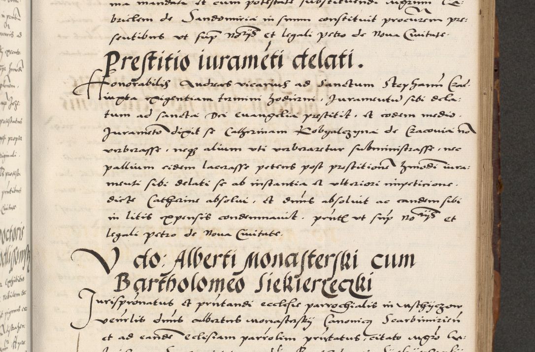 Zdjęcie nr 261 dla obiektu archiwalnego: Acta actorum causarum, sententiarum, obligationum et mandatorum coram reverendo patre et domini nostri domini Pauli divina providencia pape tertii, anno decimo quarto, a die et mense infrascriptis foeliciter continuantur. Annus coronancionis Pauli papae tercii a die tercia mensis Novembris inchoatur