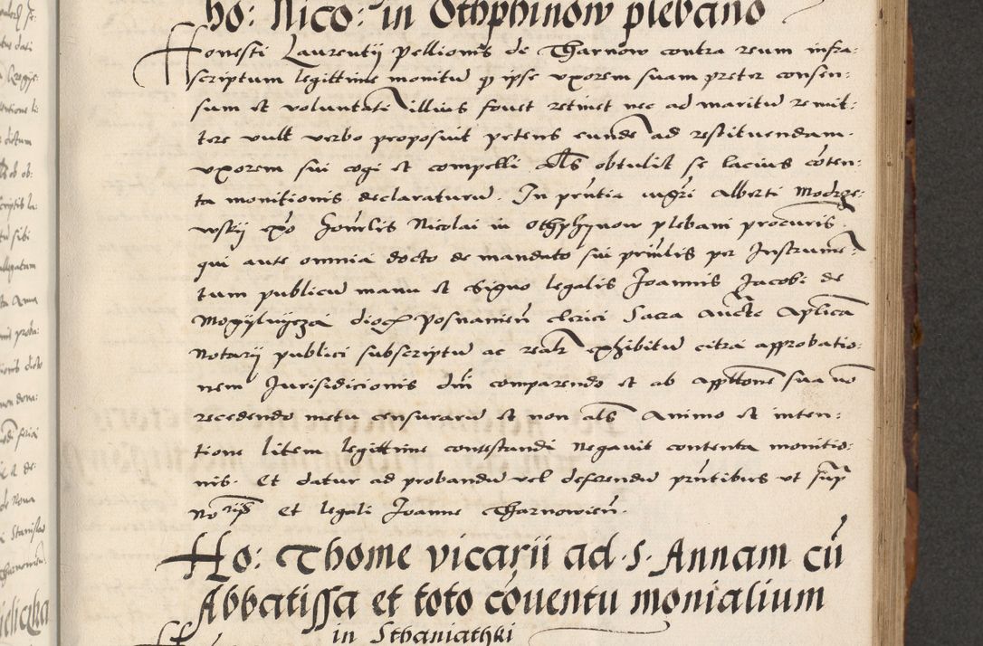 Zdjęcie nr 259 dla obiektu archiwalnego: Acta actorum causarum, sententiarum, obligationum et mandatorum coram reverendo patre et domini nostri domini Pauli divina providencia pape tertii, anno decimo quarto, a die et mense infrascriptis foeliciter continuantur. Annus coronancionis Pauli papae tercii a die tercia mensis Novembris inchoatur
