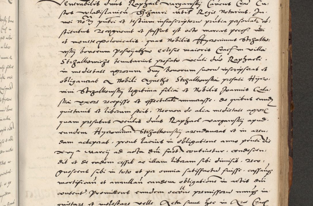 Zdjęcie nr 257 dla obiektu archiwalnego: Acta actorum causarum, sententiarum, obligationum et mandatorum coram reverendo patre et domini nostri domini Pauli divina providencia pape tertii, anno decimo quarto, a die et mense infrascriptis foeliciter continuantur. Annus coronancionis Pauli papae tercii a die tercia mensis Novembris inchoatur