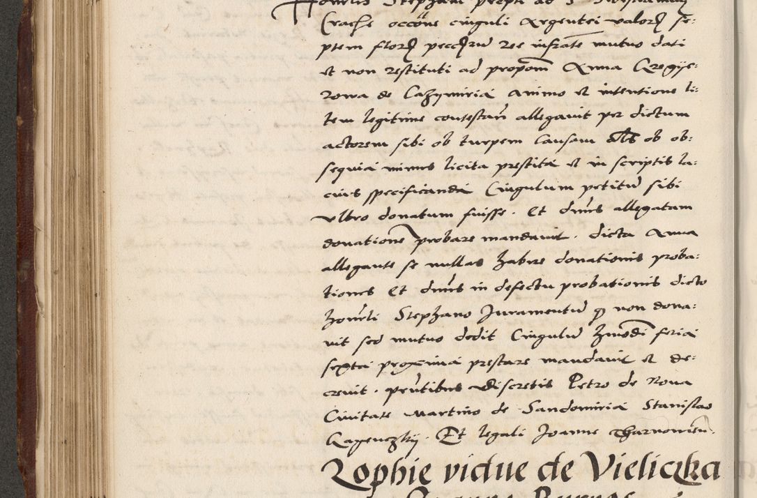 Zdjęcie nr 258 dla obiektu archiwalnego: Acta actorum causarum, sententiarum, obligationum et mandatorum coram reverendo patre et domini nostri domini Pauli divina providencia pape tertii, anno decimo quarto, a die et mense infrascriptis foeliciter continuantur. Annus coronancionis Pauli papae tercii a die tercia mensis Novembris inchoatur