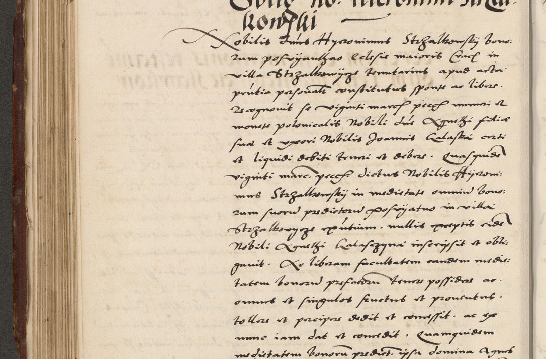 Zdjęcie nr 256 dla obiektu archiwalnego: Acta actorum causarum, sententiarum, obligationum et mandatorum coram reverendo patre et domini nostri domini Pauli divina providencia pape tertii, anno decimo quarto, a die et mense infrascriptis foeliciter continuantur. Annus coronancionis Pauli papae tercii a die tercia mensis Novembris inchoatur