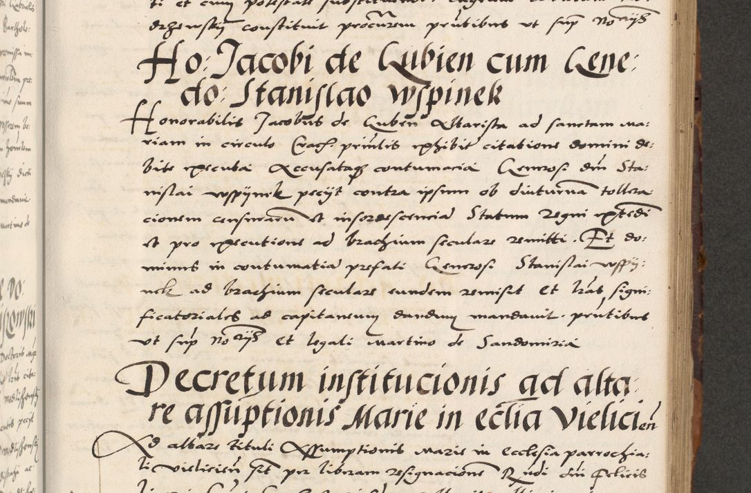 Zdjęcie nr 253 dla obiektu archiwalnego: Acta actorum causarum, sententiarum, obligationum et mandatorum coram reverendo patre et domini nostri domini Pauli divina providencia pape tertii, anno decimo quarto, a die et mense infrascriptis foeliciter continuantur. Annus coronancionis Pauli papae tercii a die tercia mensis Novembris inchoatur