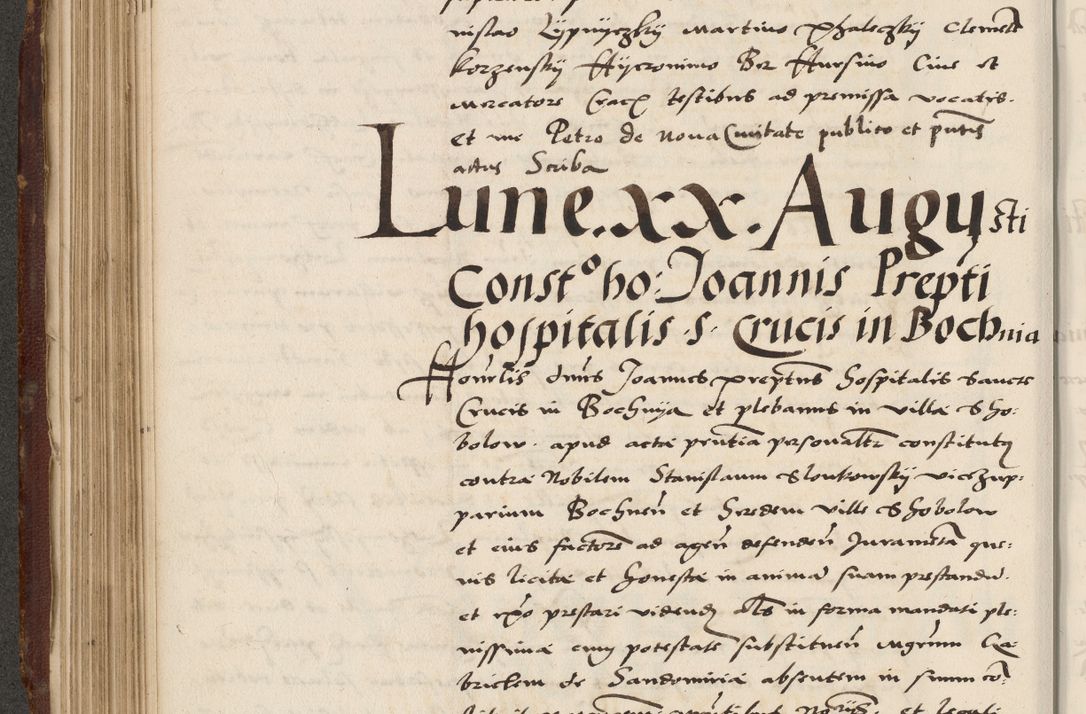 Zdjęcie nr 244 dla obiektu archiwalnego: Acta actorum causarum, sententiarum, obligationum et mandatorum coram reverendo patre et domini nostri domini Pauli divina providencia pape tertii, anno decimo quarto, a die et mense infrascriptis foeliciter continuantur. Annus coronancionis Pauli papae tercii a die tercia mensis Novembris inchoatur