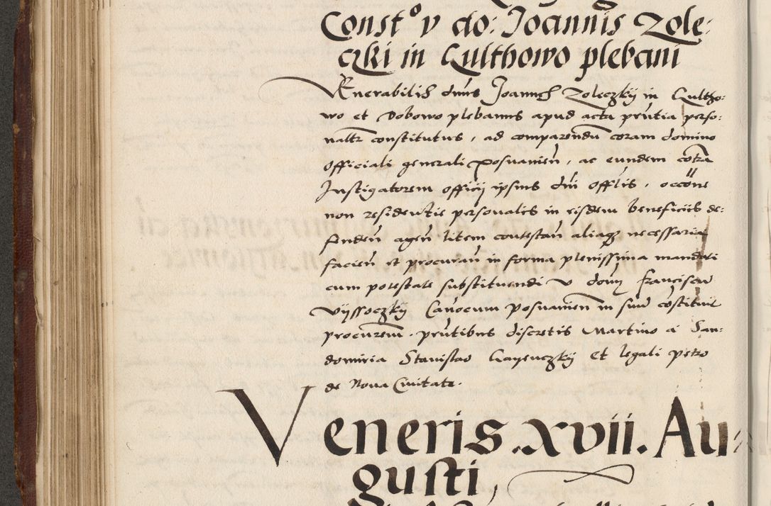 Zdjęcie nr 242 dla obiektu archiwalnego: Acta actorum causarum, sententiarum, obligationum et mandatorum coram reverendo patre et domini nostri domini Pauli divina providencia pape tertii, anno decimo quarto, a die et mense infrascriptis foeliciter continuantur. Annus coronancionis Pauli papae tercii a die tercia mensis Novembris inchoatur