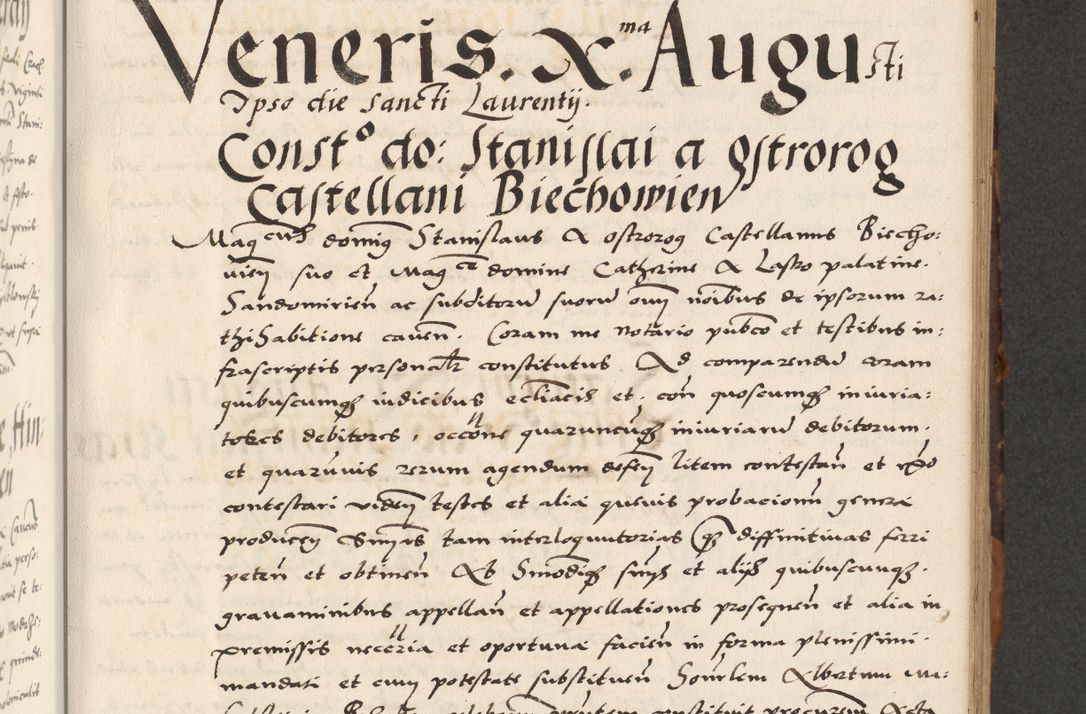 Zdjęcie nr 237 dla obiektu archiwalnego: Acta actorum causarum, sententiarum, obligationum et mandatorum coram reverendo patre et domini nostri domini Pauli divina providencia pape tertii, anno decimo quarto, a die et mense infrascriptis foeliciter continuantur. Annus coronancionis Pauli papae tercii a die tercia mensis Novembris inchoatur