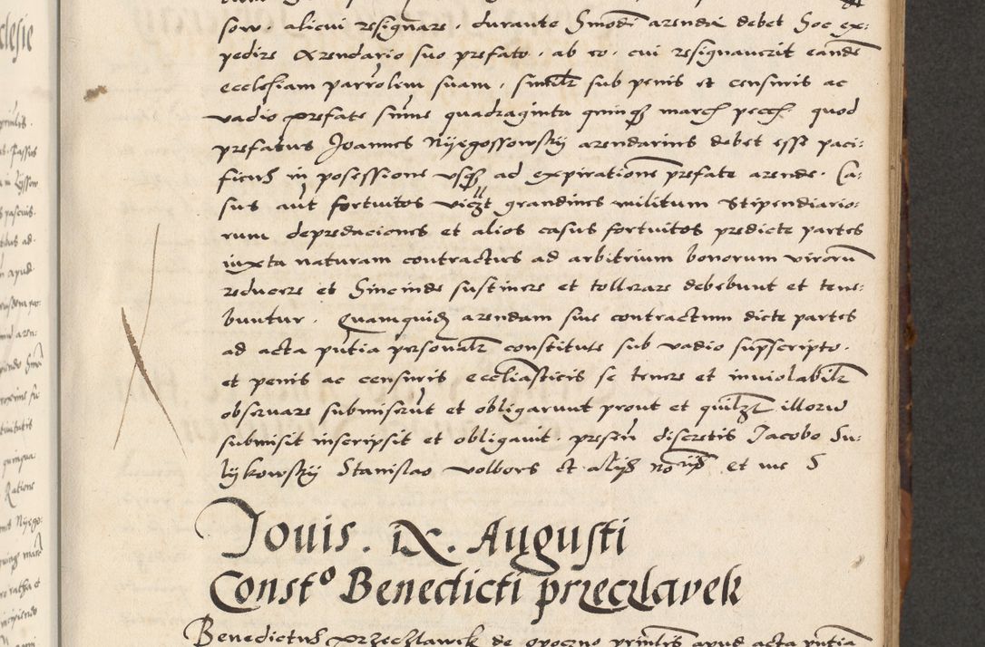 Zdjęcie nr 235 dla obiektu archiwalnego: Acta actorum causarum, sententiarum, obligationum et mandatorum coram reverendo patre et domini nostri domini Pauli divina providencia pape tertii, anno decimo quarto, a die et mense infrascriptis foeliciter continuantur. Annus coronancionis Pauli papae tercii a die tercia mensis Novembris inchoatur